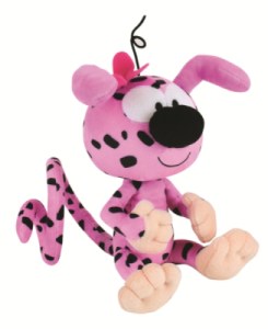 Peluche Marsupilami Bébé Rose - 25 cm